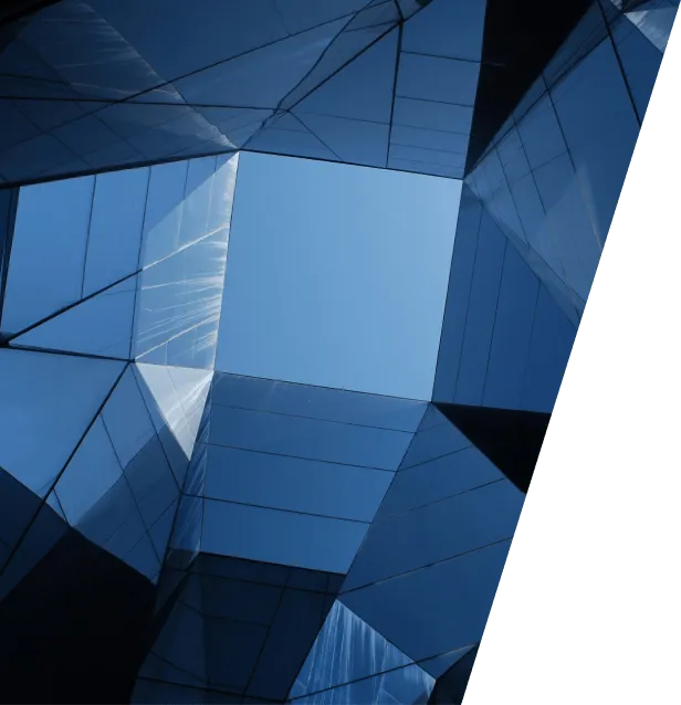 a close up of a building with a sky in the background