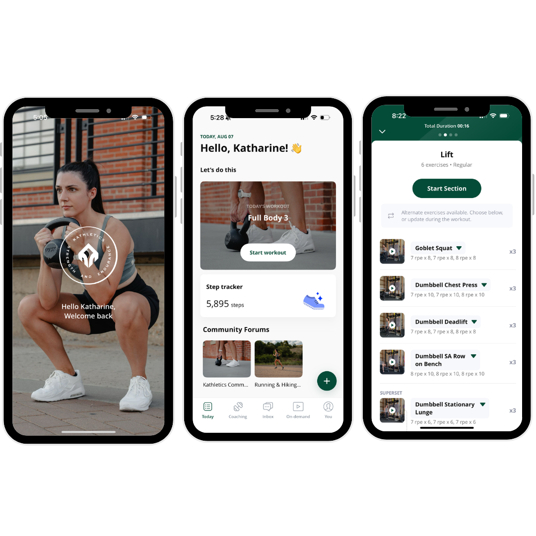 Kathletics fitness app overview