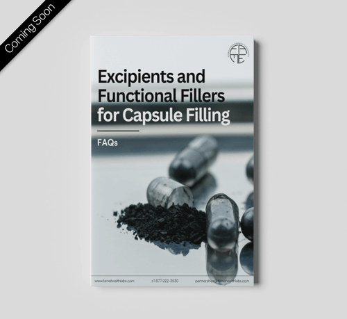 Step by Step Guide Of Capsule Manufacturing Process | F.A.M.E. Health Labs