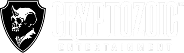 Cryptozoic Entertainment shield and typography logo.