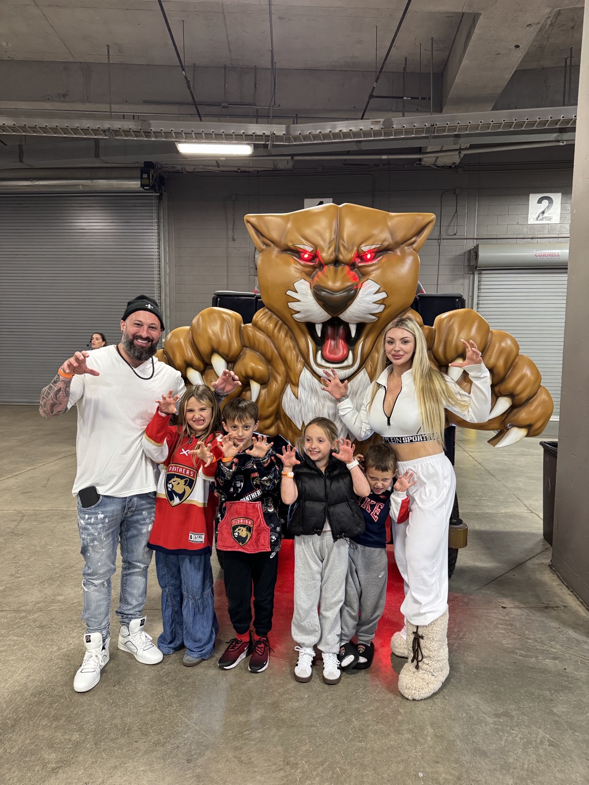 Christopher Ferry with his wife Dina and their four children