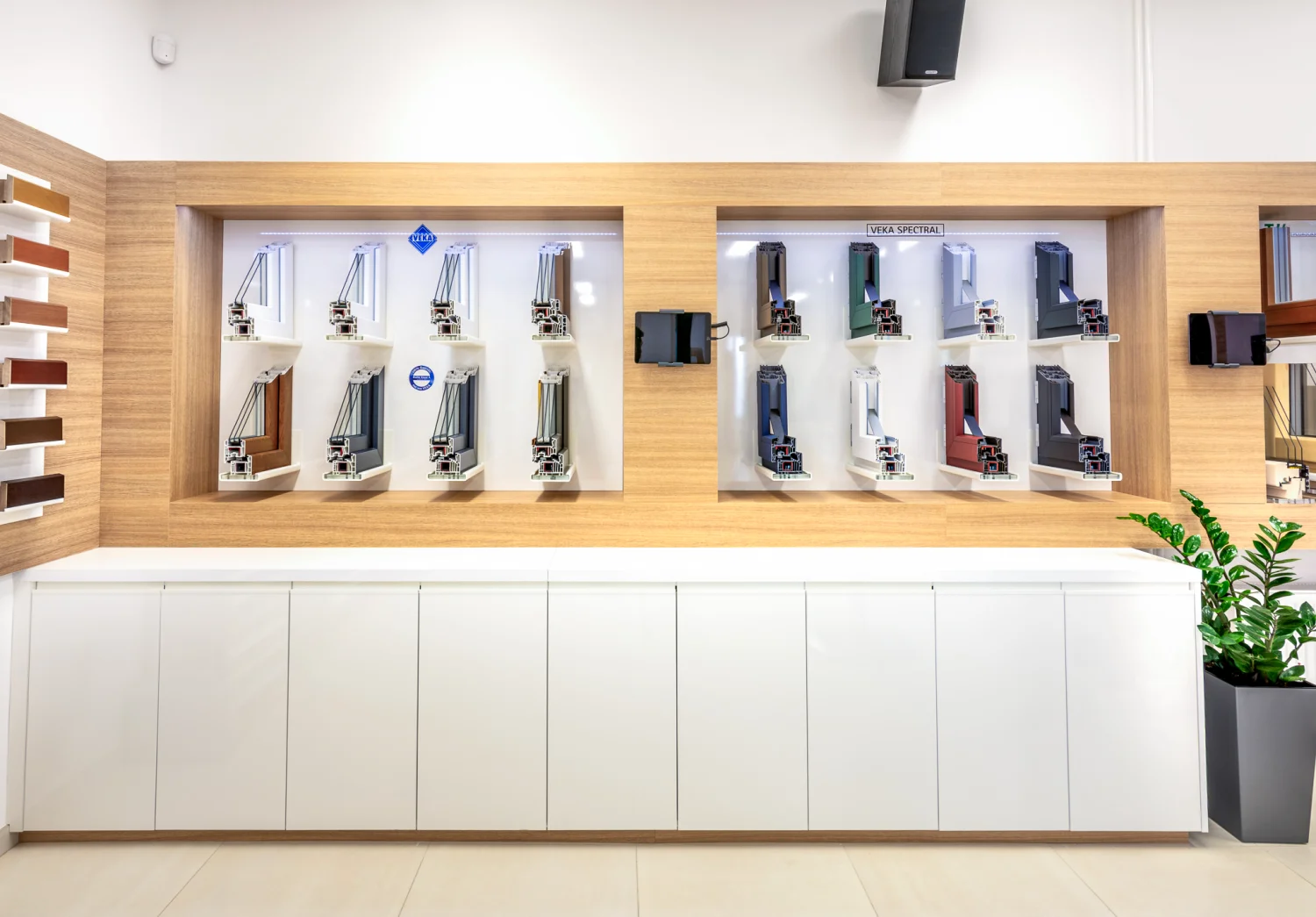 Showroom s plastovými okny VEKA