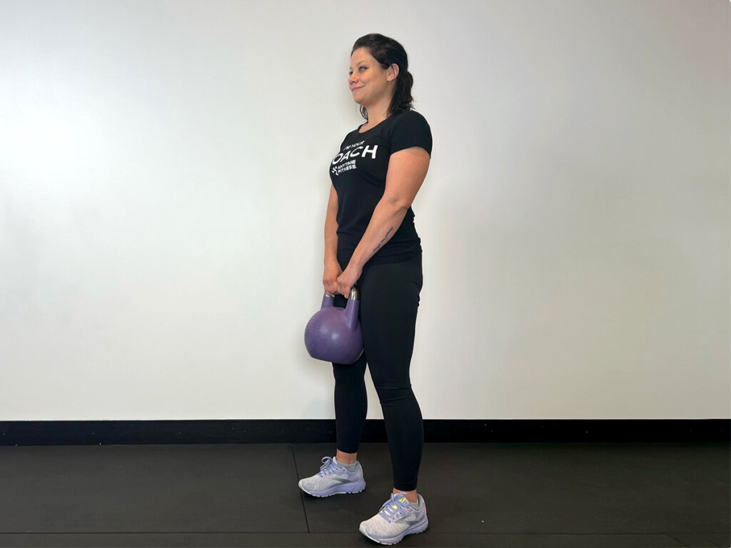 Kettlebell Deadlift Step 2