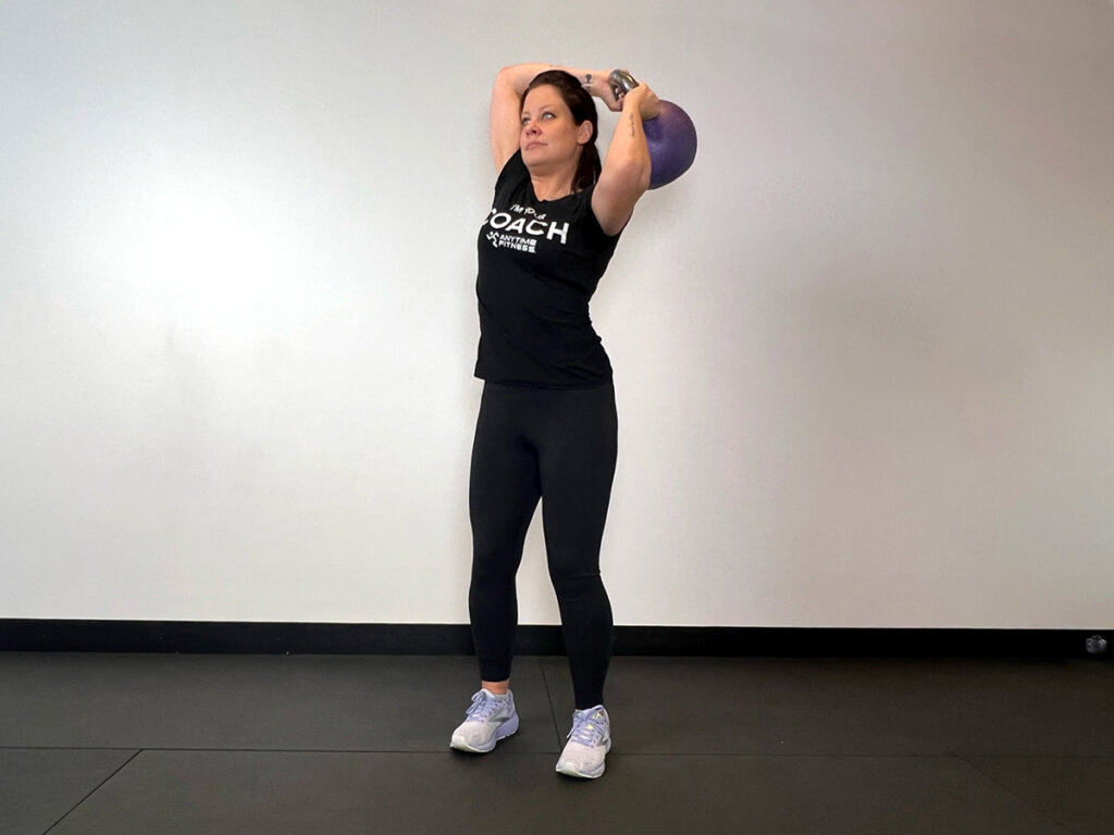 Kettlebell Halo Step 1