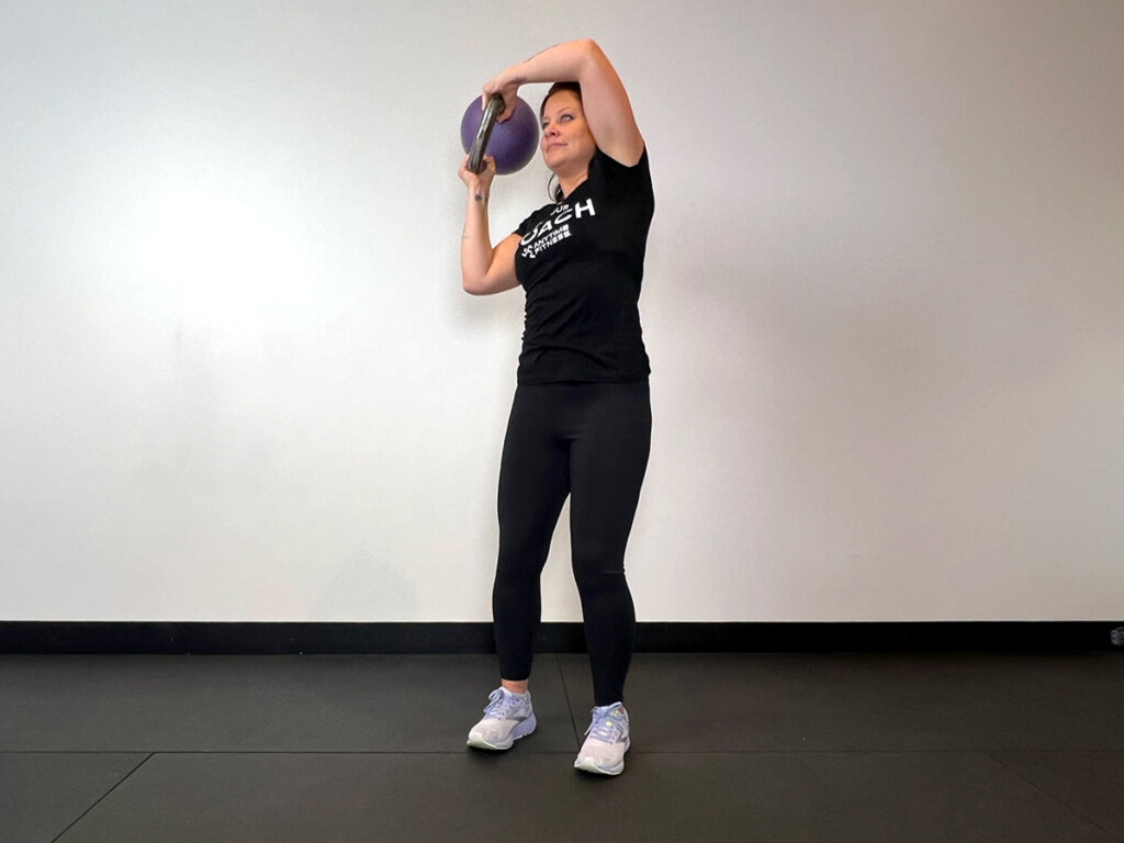 Kettlebell Halo Step 2