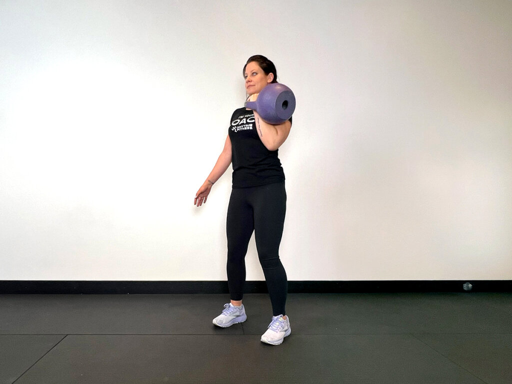 Kettle Clean + Push Press Step 1