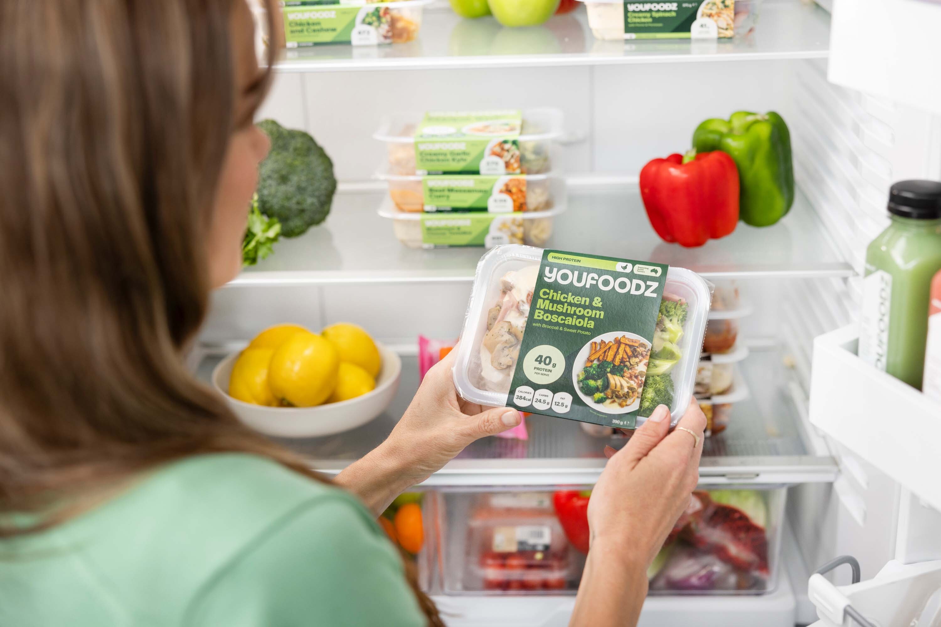 Youfoodz brand athletes training in gym - Purple Perks offer.