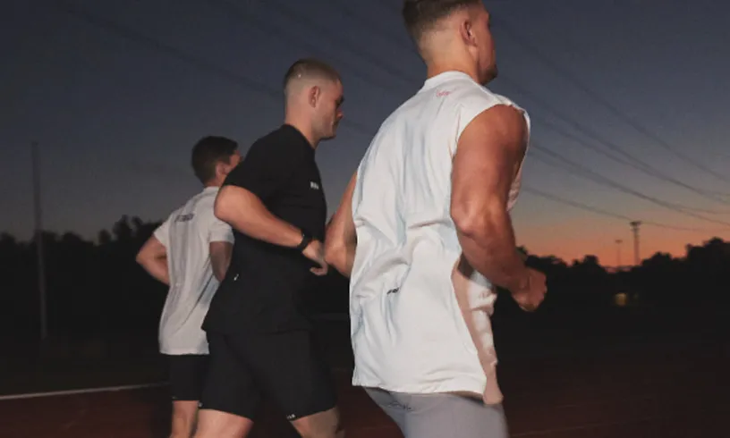 REC GEN brand athletes training in gym - Purple Perks offer.