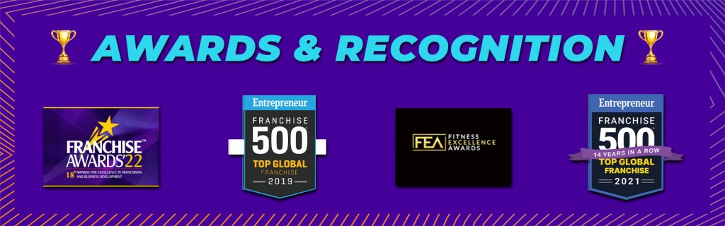 Anytime Fitness gym franchise awards and industry recognition
