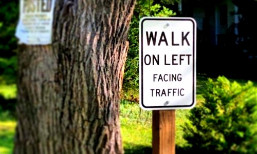 Common Sense: Walking Facing Traffic - RealCrozetVA