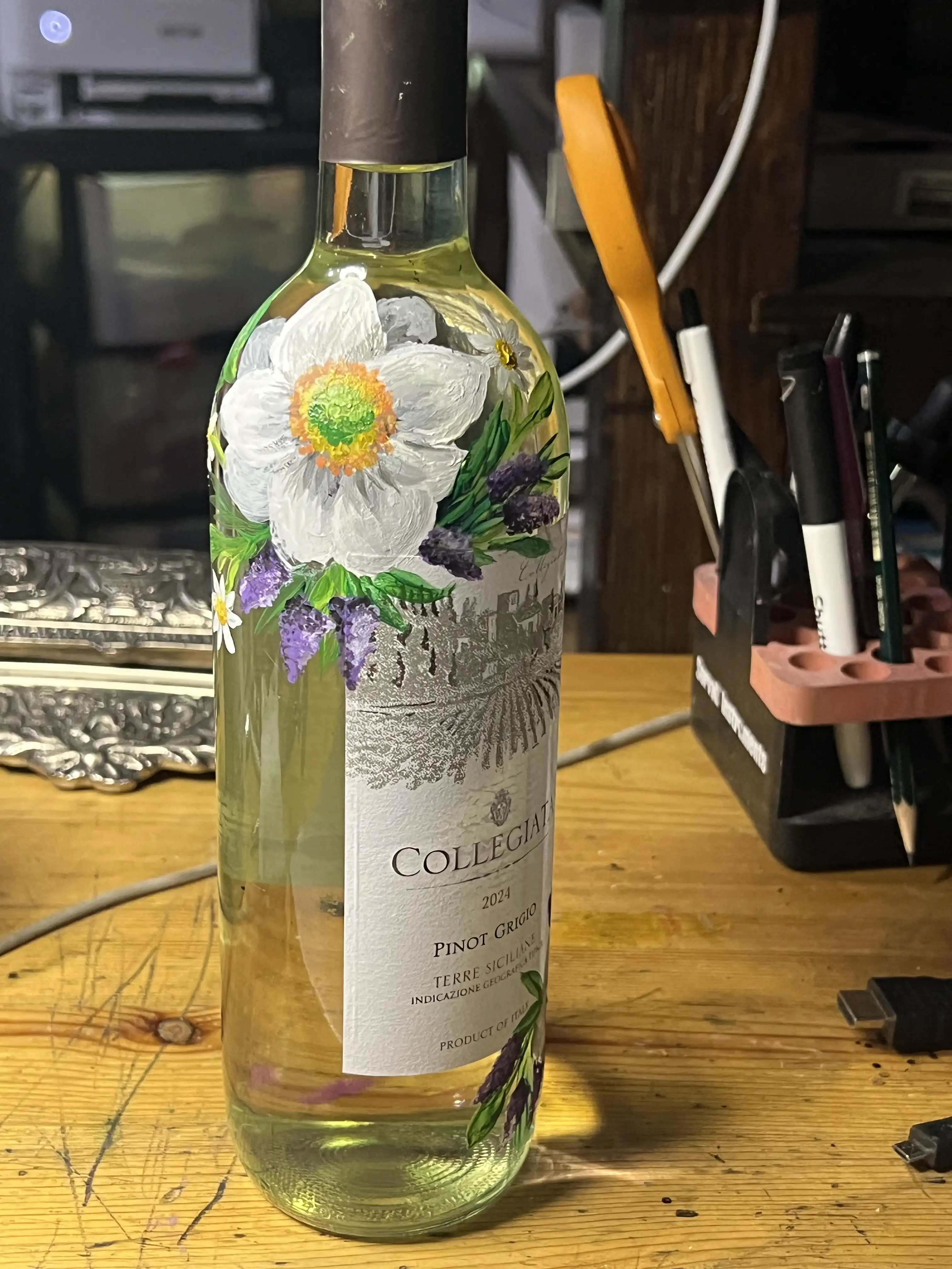 Hand Painted Bottles