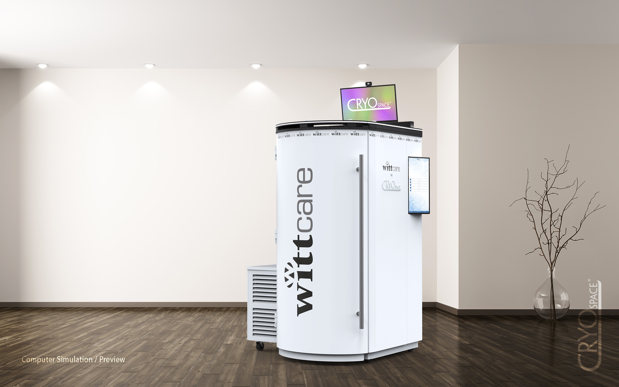 CryoSpace cryotherapy cabin