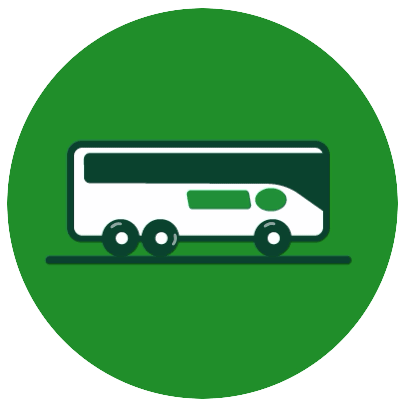 An animated image of a Murrays bus driving
