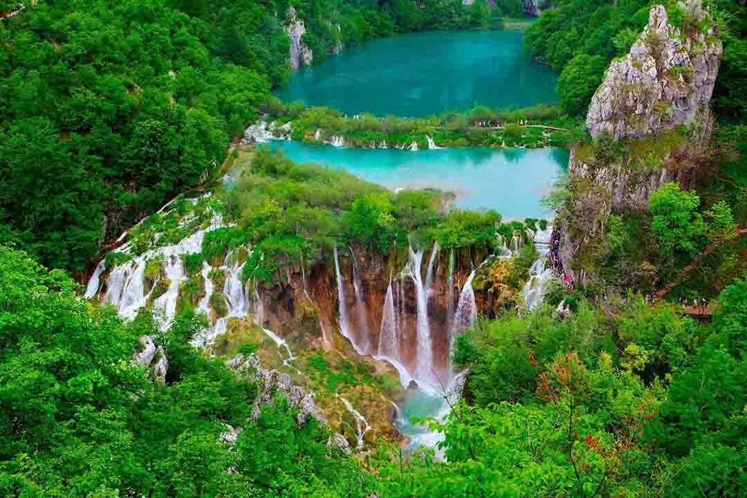 Los lagos de Plitvice, un paraíso de agua en Croacia