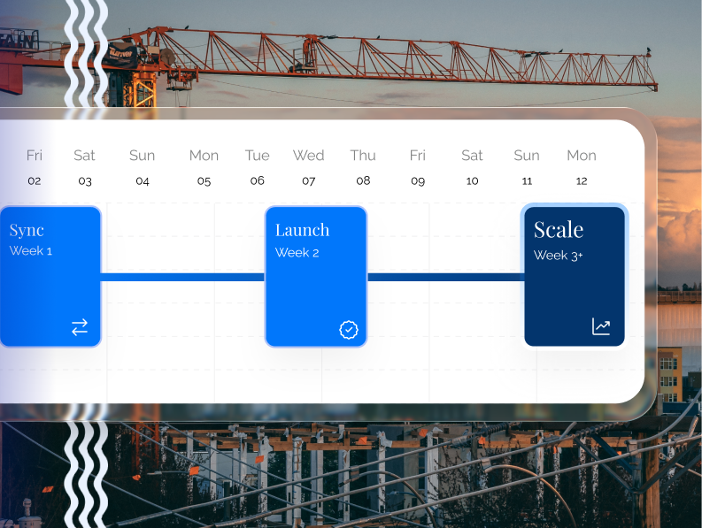 Save time and eliminate manual review with automated invoice processing, PO matching, and submissions for contractors