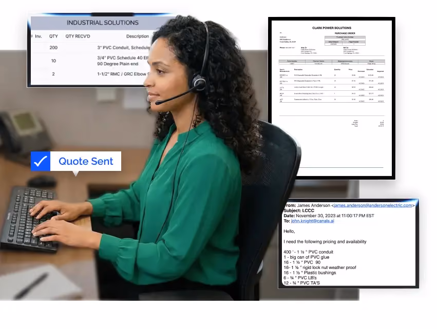 Increase win rates, reduce errors, and grow customer relationships with the most accurate AI for manufacturers