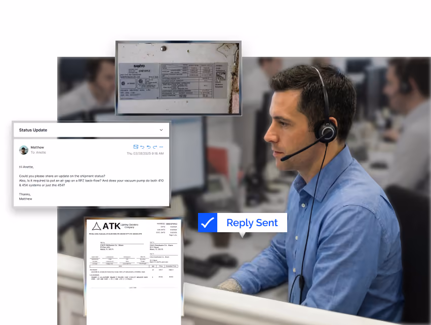 Get back to customers faster and more consistently no matter the question with the most accurate AI for manufacturers