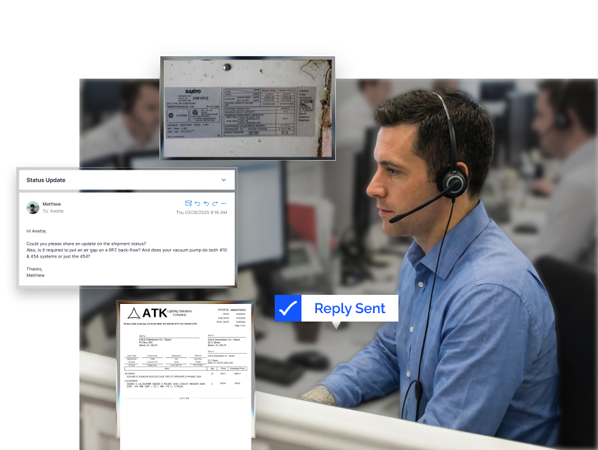 Get back to customers faster and more consistently no matter the question with the most accurate AI for manufacturers