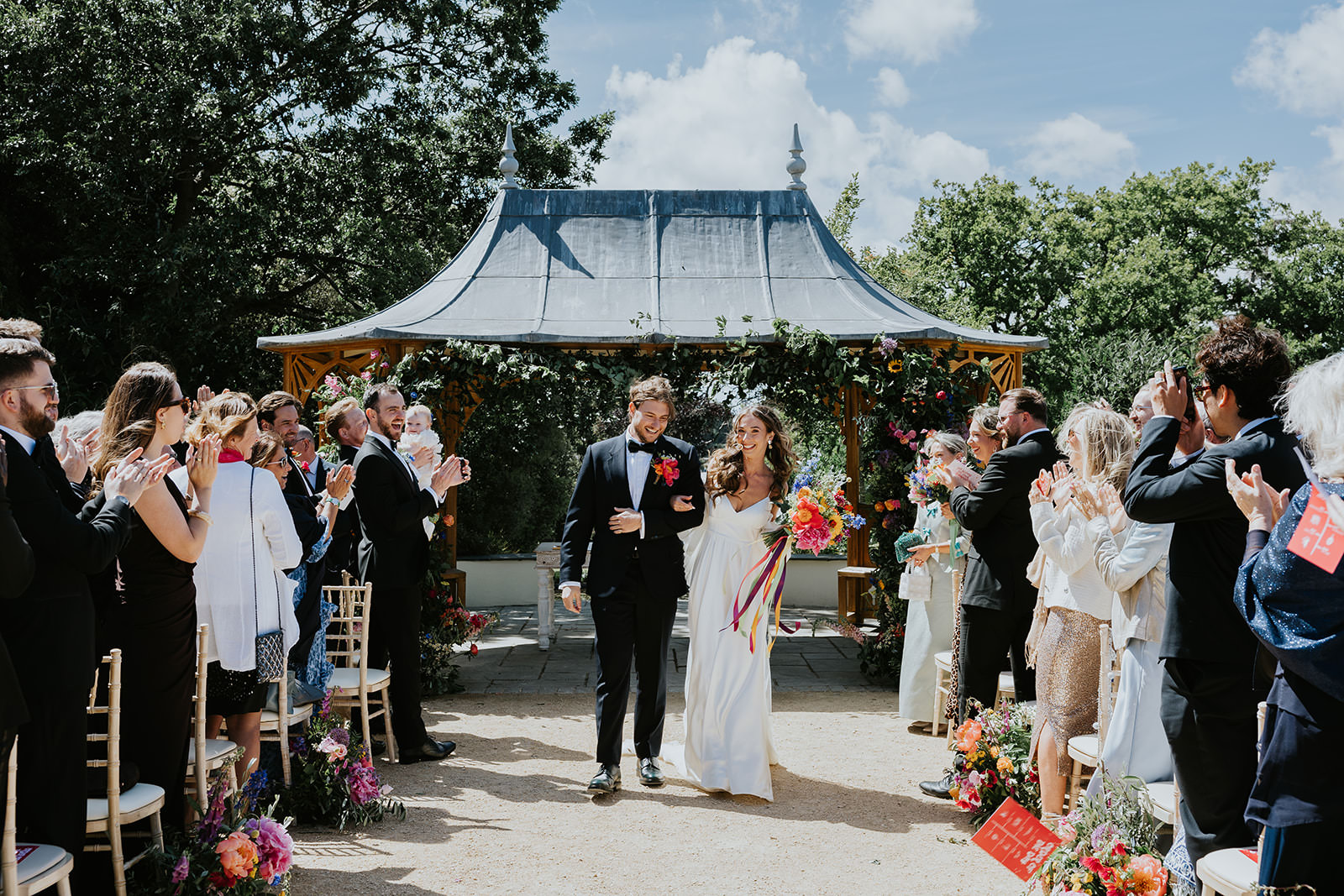 A Beautiful, Colourful Celebration at Clevedon Hall