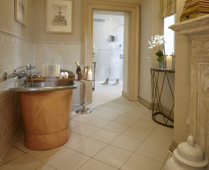 One of our magnificent bathrooms - soak up the atmosphere!