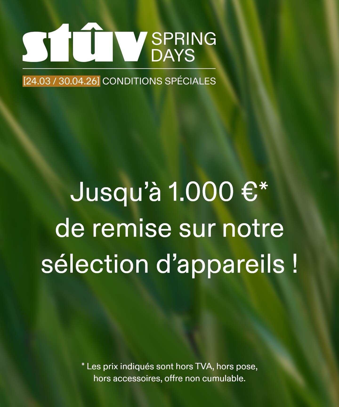 Les Stûv Spring Days 2026 !