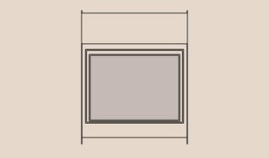 Une cheminée à bois encastrée, moderne et configurable