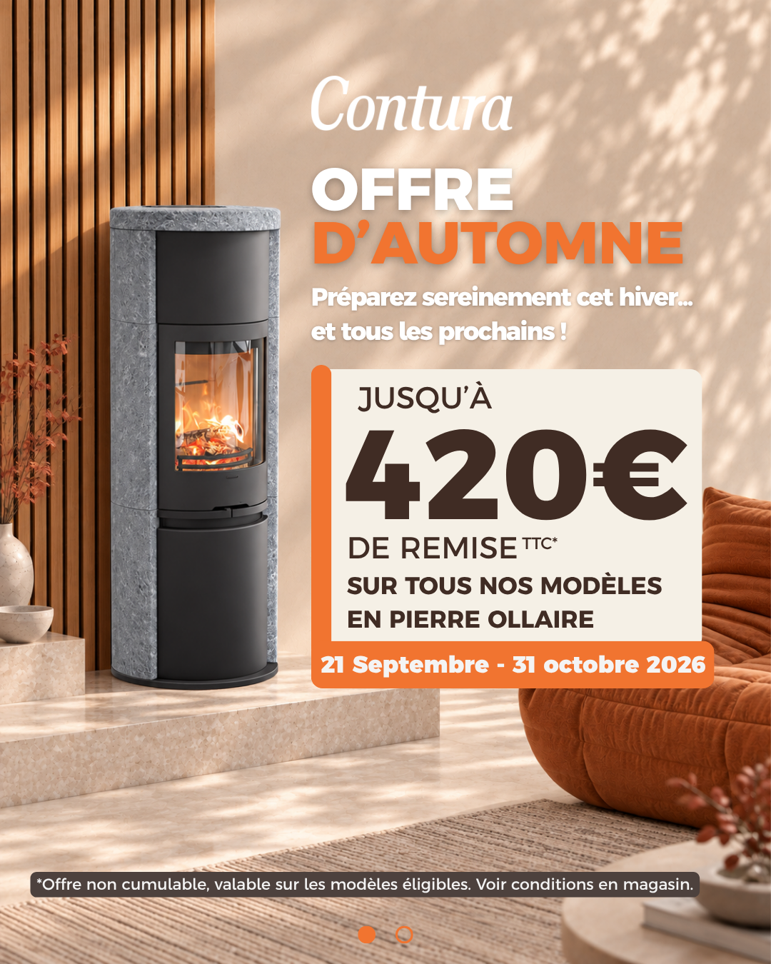 🍂 OFFRES D’AUTOMNE CONTURA & NORDPEIS 🔥