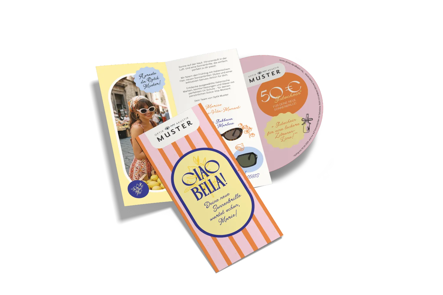 La Dolce Vita Bestandskundenmailing Mock-Up