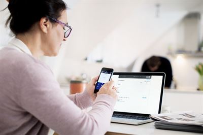 Två av tre småföretagare mer flexibla med digitaliseringen