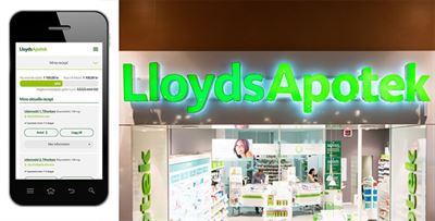 LloydsApotek lanserar Vismas receptbeställning på nätet