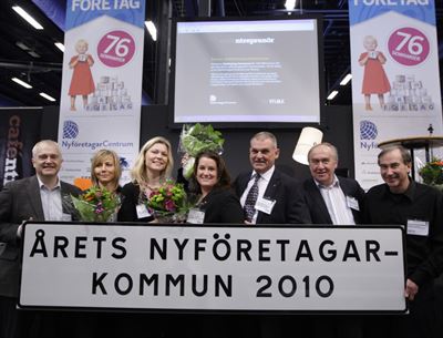 Nytt rekord i tävlande till Årets nyföretagarkommun