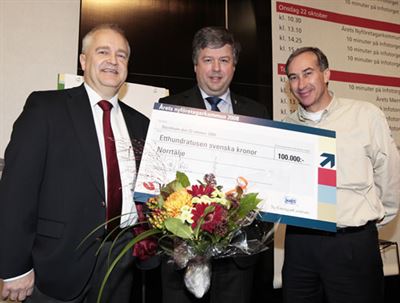 Norrtälje tog emot Vismapriset till Årets nyföretagarkommun