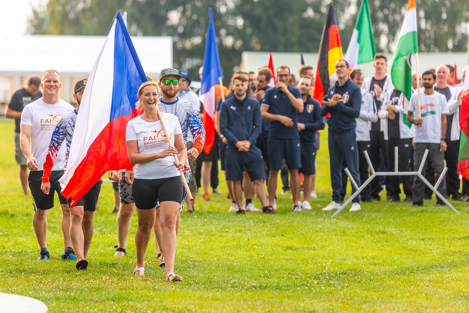 zahajovací ceremoniál mistrovství evropy v parašutismu