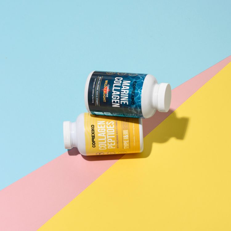 Private label supplement products with custom brand label showing low startup cost model