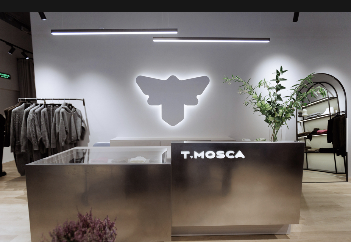 Дизайн інтер'єру магазину T.Mosca в River Mall Київ