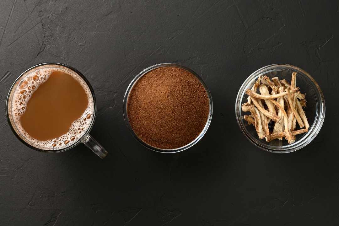 Bring your team together for a corporate wellness experience that blends "coffee" tasting, mindfulness, and unique herbal coffee alternatives. Connect, recharge, and explore delicious caffeine-free and adaptogen-rich drinks in this interactive team building workshop.