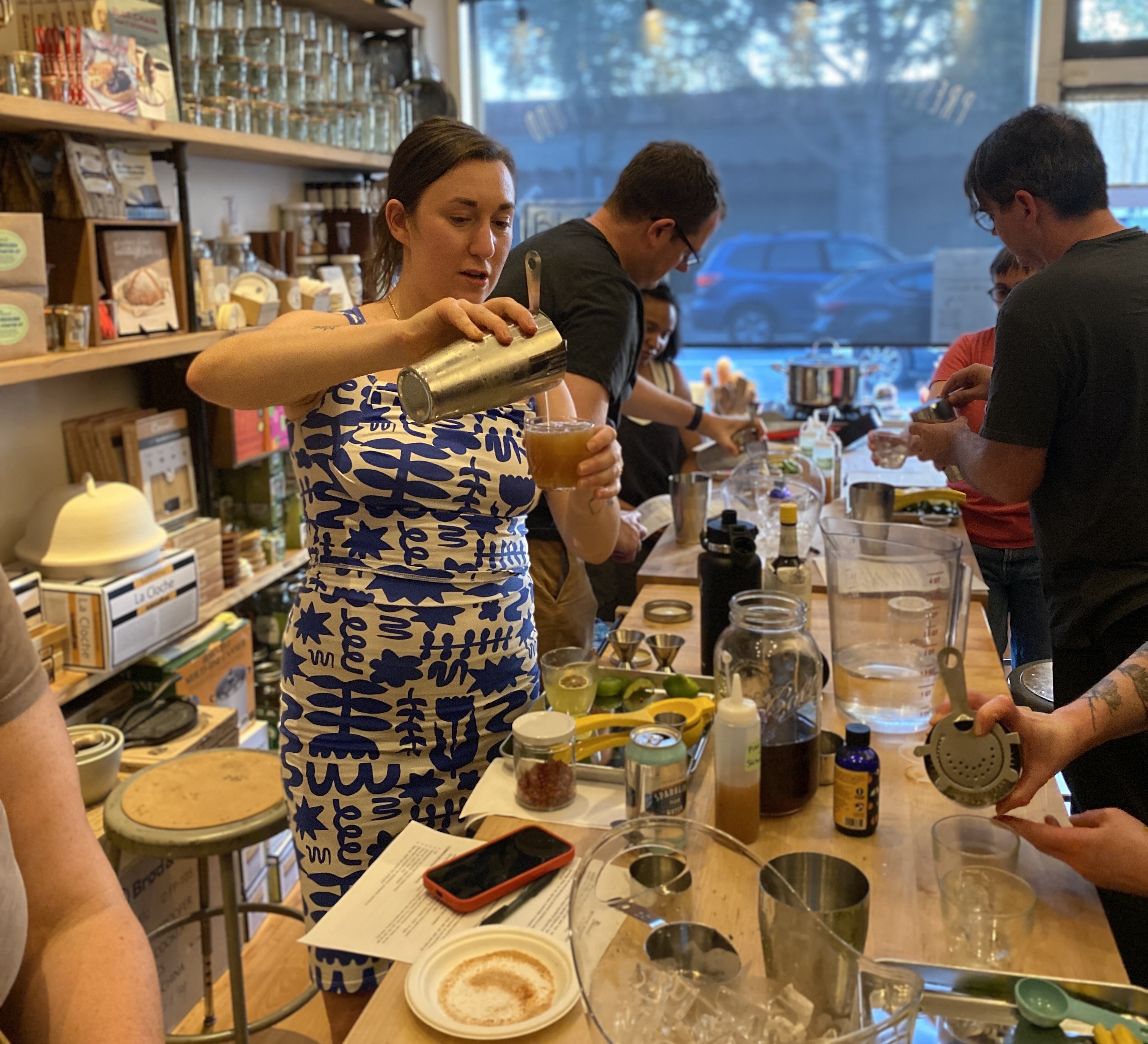 Mocktail mixology class in oakland at preserved