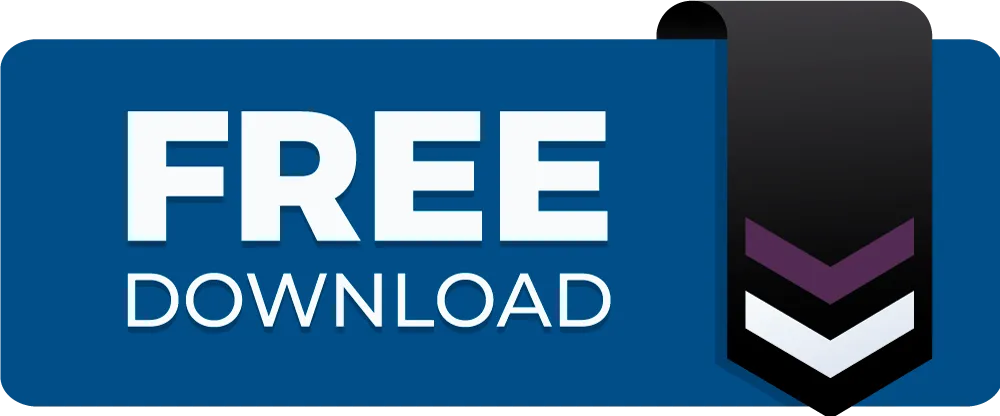 Large blue button with "Free Download" text and a bookmark icon.