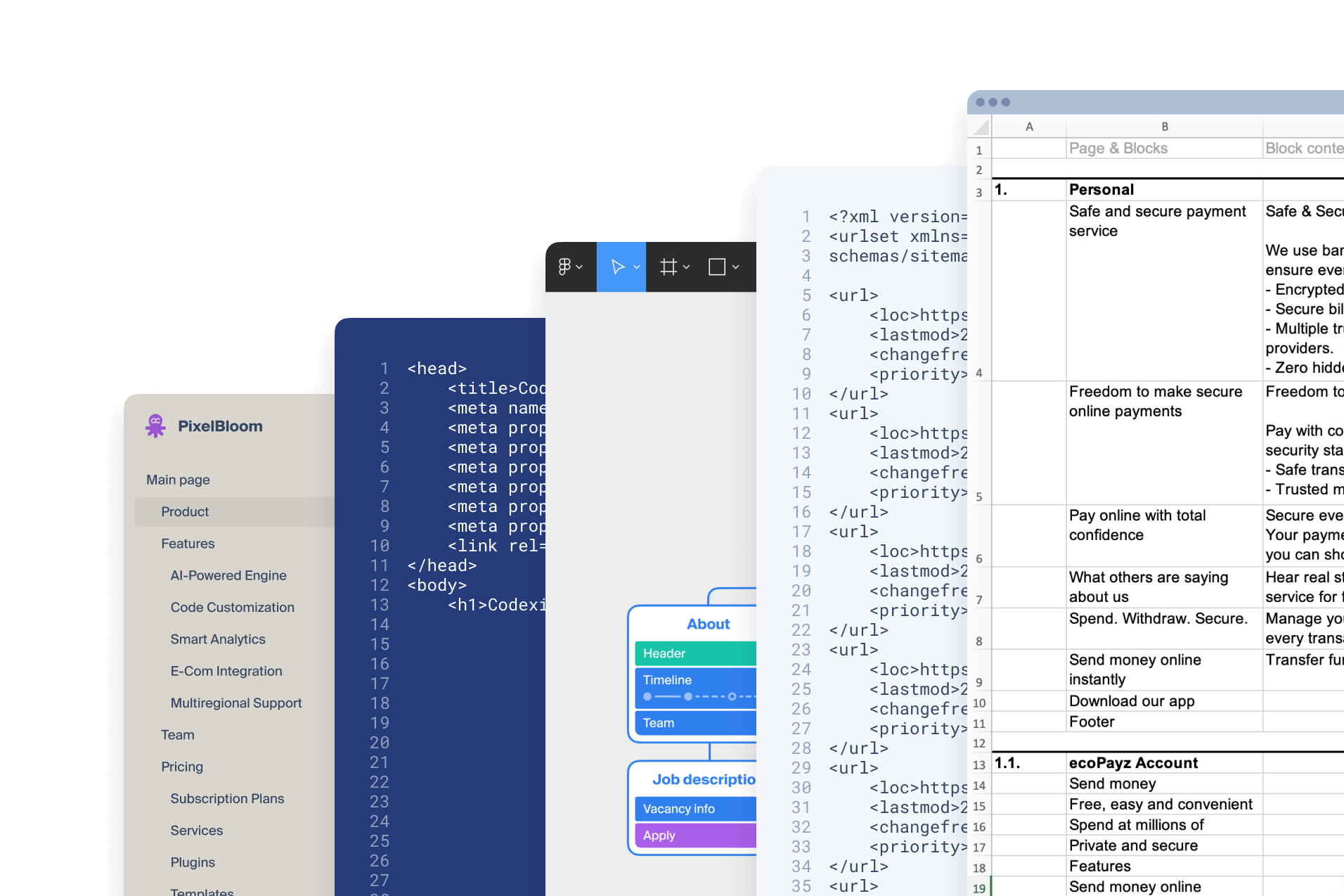 Simple website with nested list navigation | Octopus.do