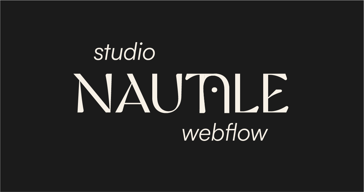 logo du studio webflow nautile 