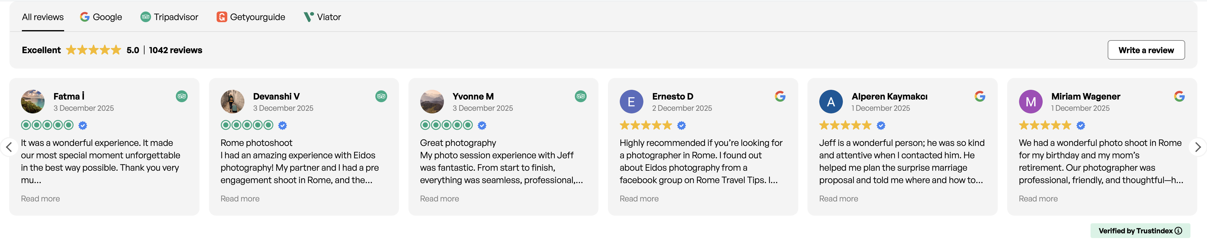 the best photographer in rome with 5 star reviews