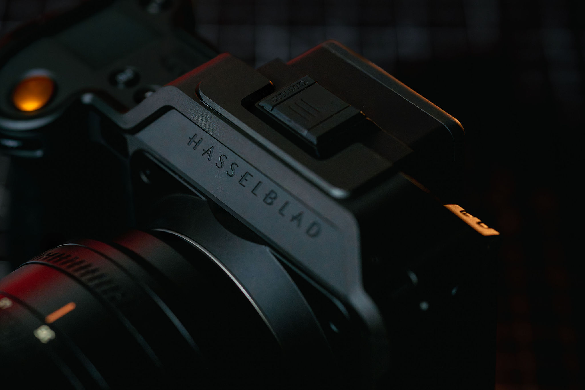 Hasselblad camera close up used by Eidos Photography, Rome photographer