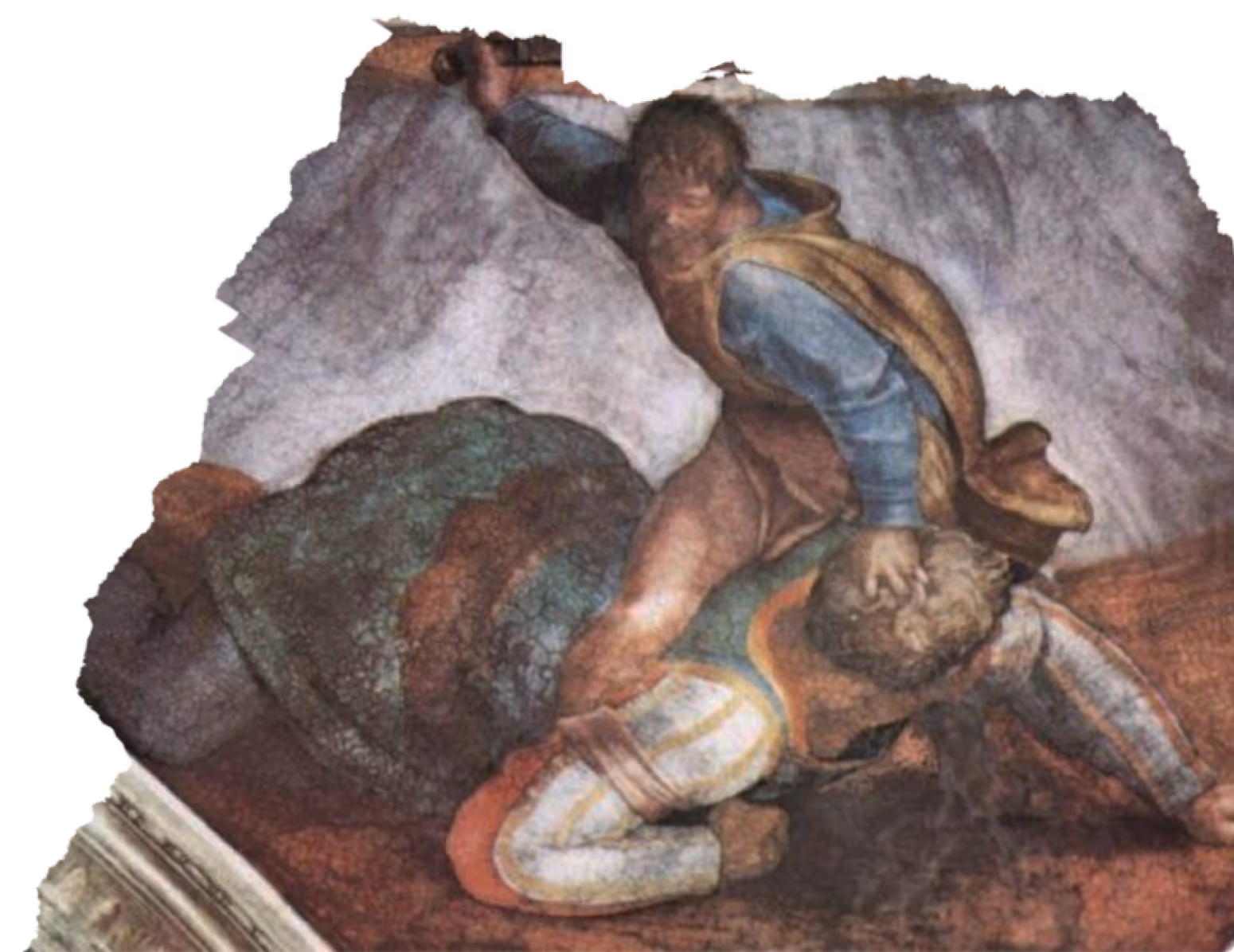 David and Goliath painting image