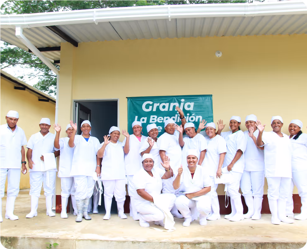 Fish farmers from the Bajo Cauca region.