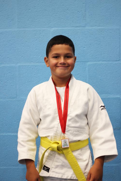 Northampton Judo Academy Judoka with silver medal at the competition