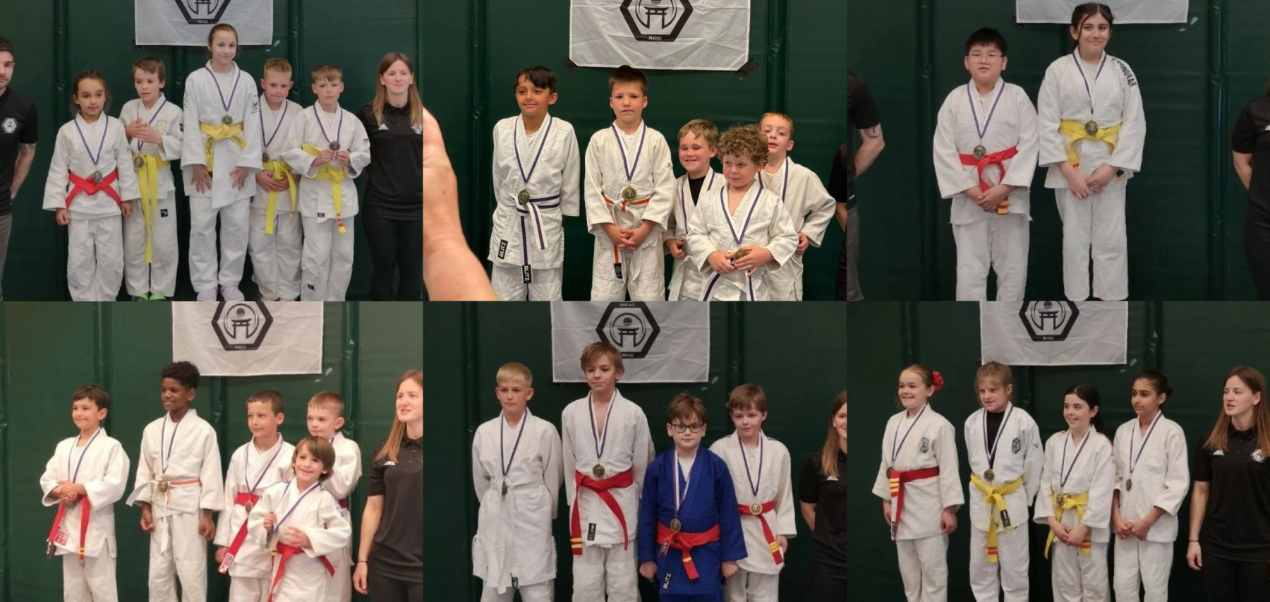 Bucks Judo Competition April 2026 NJA players at podiums