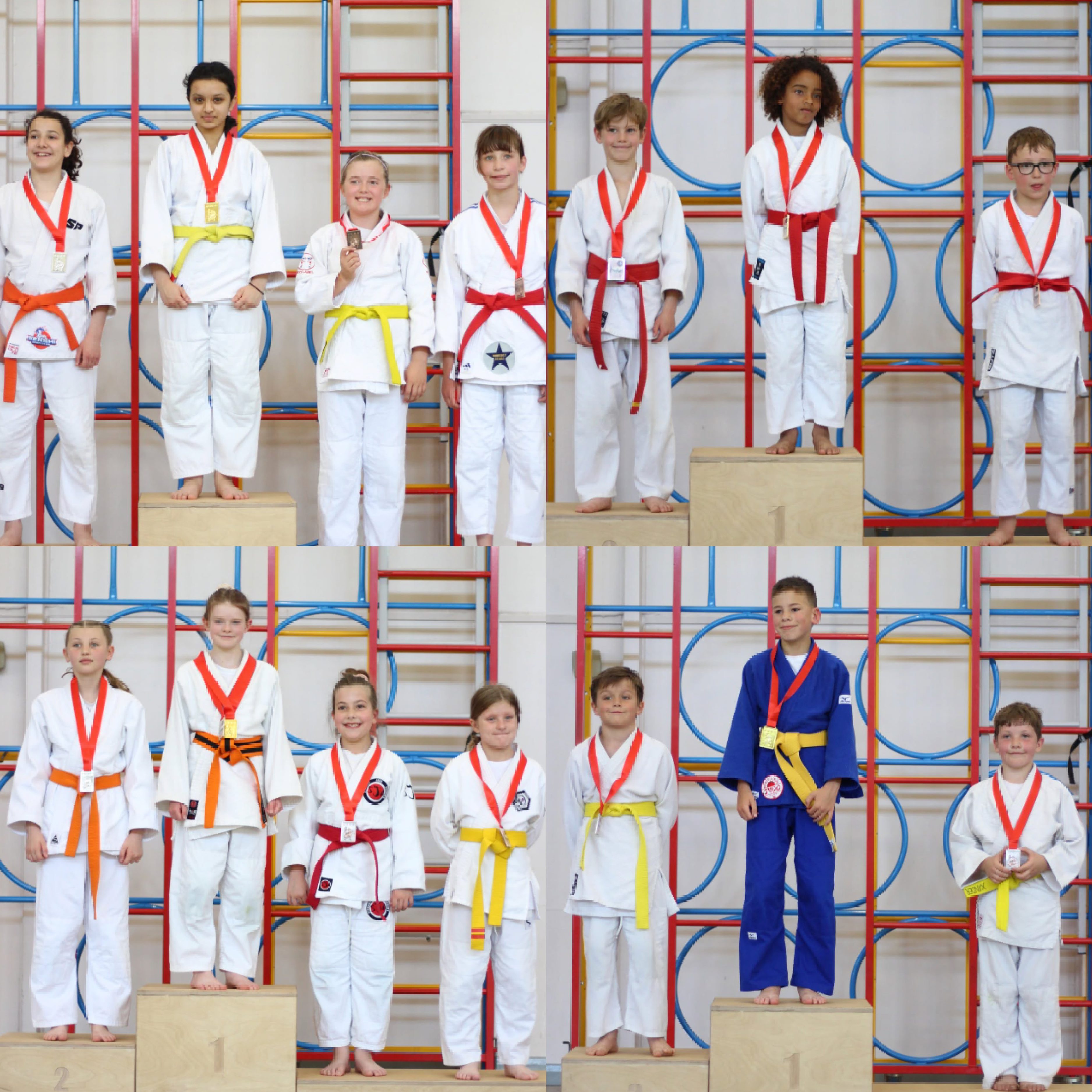 Four podium photos from Northampton Spring Championships 2026