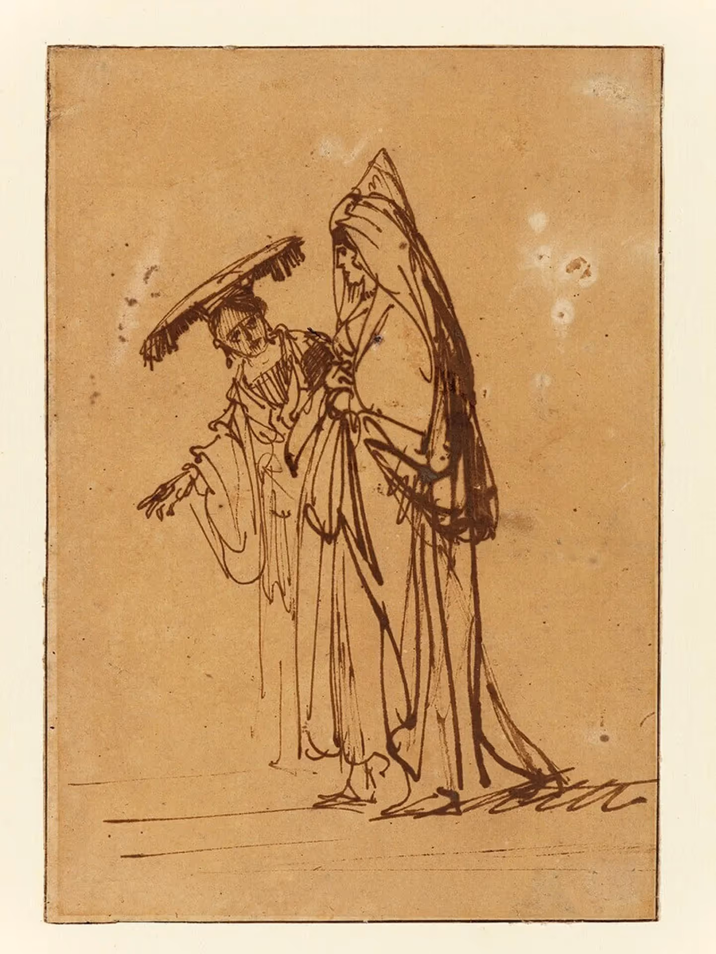 Ruth and Naomi by Rembrandt