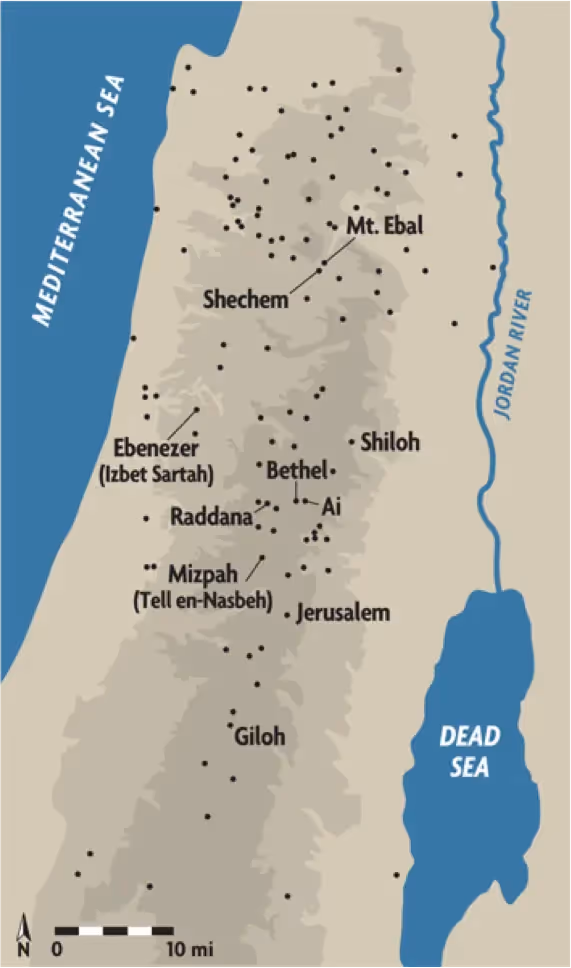 Israelite Settlements in Canaan from the Period of the Judges