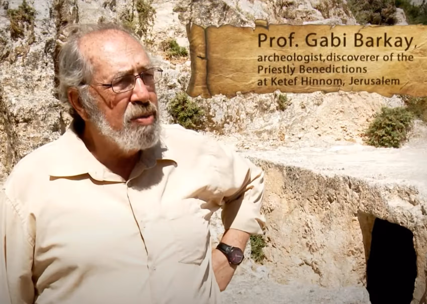 The Discovery of the Priestly Blessing Outside the Walls of Jerusalem